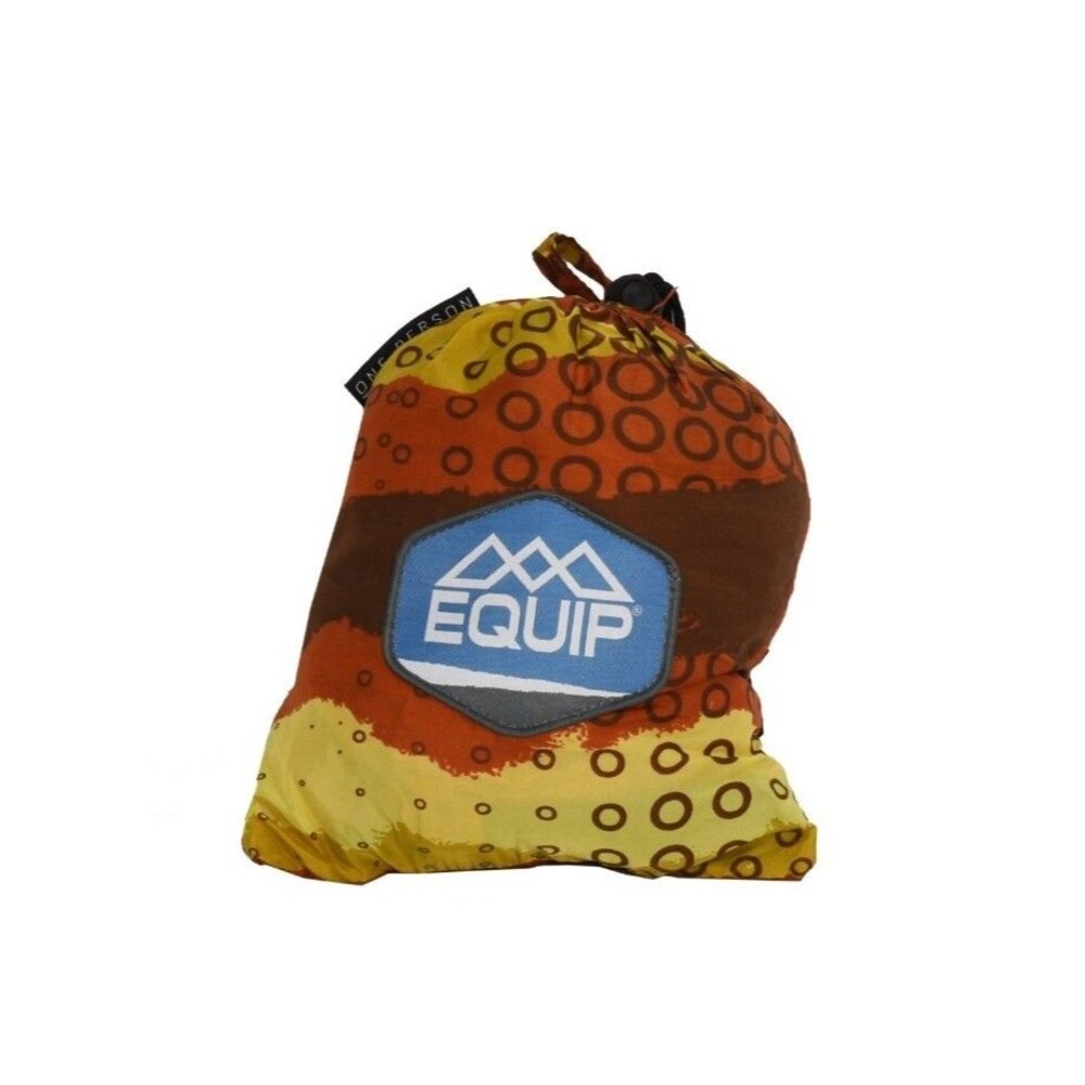 Equip One Person Travel Hiking 1.4lb Hammock 400 lb Weight Capacity NEW